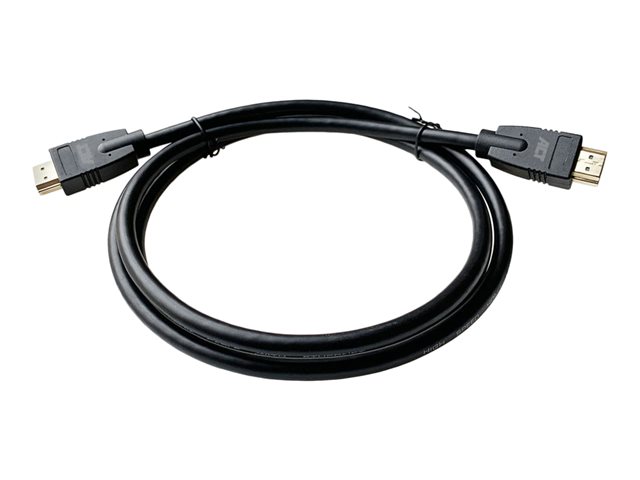 Ultra High Speed - HDMI-kabel - HDMI male naar HDMI male - 2 m - beschermd - zwart - gevormd, 8K ondersteuning