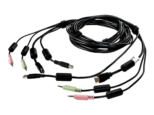 CABLE ASSY 1-HDMI/1-USB/2-AUDIO 10FT