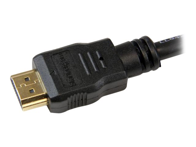 StarTech.com 1.5m High Speed HDMI Cable - Ultra HD 4k x 2k HDMI Cable - HDMI to HDMI M/M - 5 ft HDMI 1.4 Cable - Audio/Video Gold-Plated (HDMM150CM) - HDMI cable - HDMI male to HDMI male - 1.5 m - double shielded - black - for P/N: MSTCDP122HD
