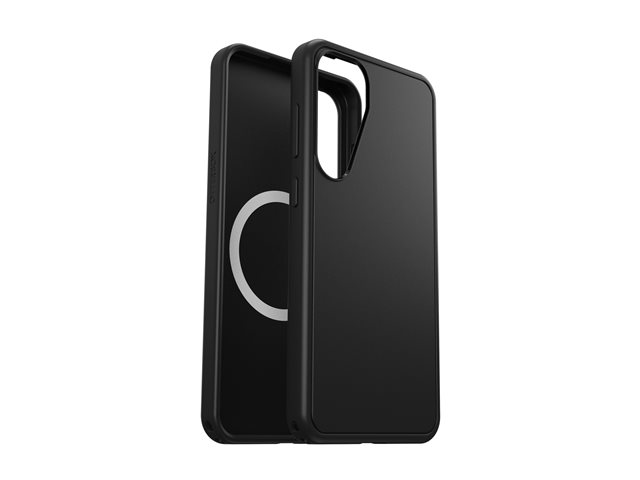 OtterBox Symmetry Series - Back cover for mobile phone - with magnets - polycarbonate, thermoplastic elastomer (TPE) - black - for Samsung Galaxy S25+