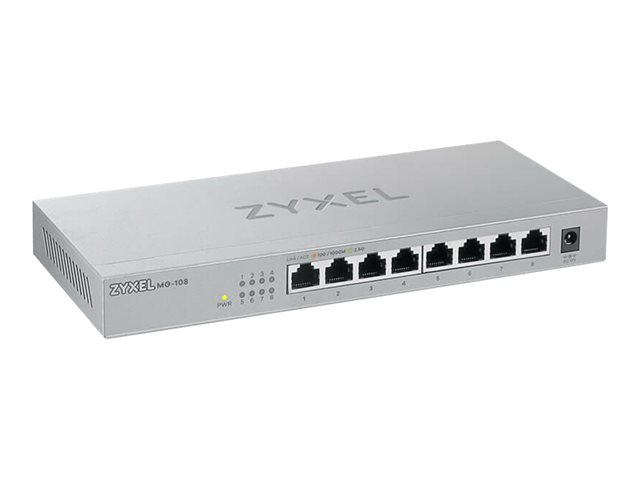 Zyxel MG-108 - Switch - unmanaged - 8 x 100/1000/2.5G Base-T - desktop