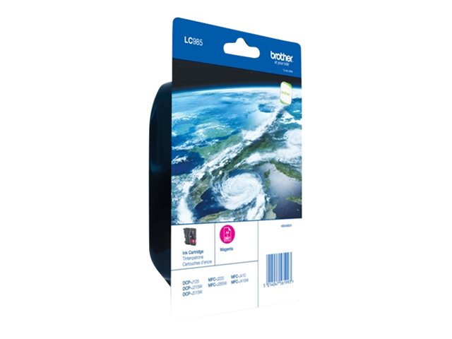 LC-985 inktcartridge magenta standard capacity 260 paginas 1-pack blister zonder alarm