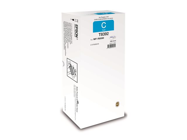 Epson T8392 - XL - cyan - original - ink pack - for WorkForce Pro WF-R8590