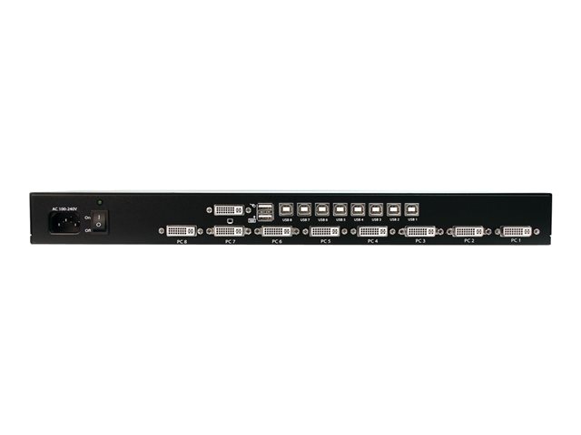 StarTech.com 8 Port 1U Rackmount DVI USB KVM Switch - USB DVI KVM Switch - DVI KVM Switch - USB KVM Switch (SV831DVIU) - KVM switch - 8 x KVM port(s) - 1 local user - rack-mountable - for P/N: RK12OD2, RK2537BKM, RK3236BKF, RK4236BKB, RK4242BK24, RK4242BK30, RKQMCAB12V2
