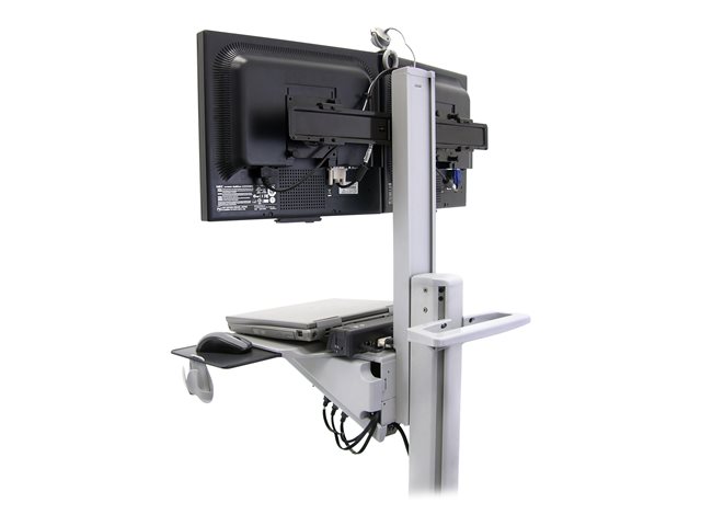 Neo-Flex Dual LCD Wideview Mobile Workspace Cart