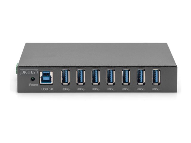 USB 3.0 HUB 7Port Industrial Metal incl.