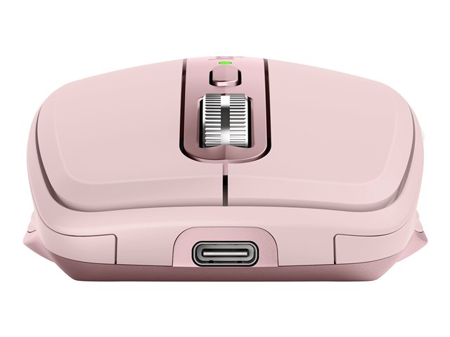 Logitech MX Anywhere 3S - Mouse - optical - 6 buttons - wireless - Bluetooth - rose