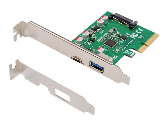 PCIe card USB Type-C + USB-A PCIe Card u