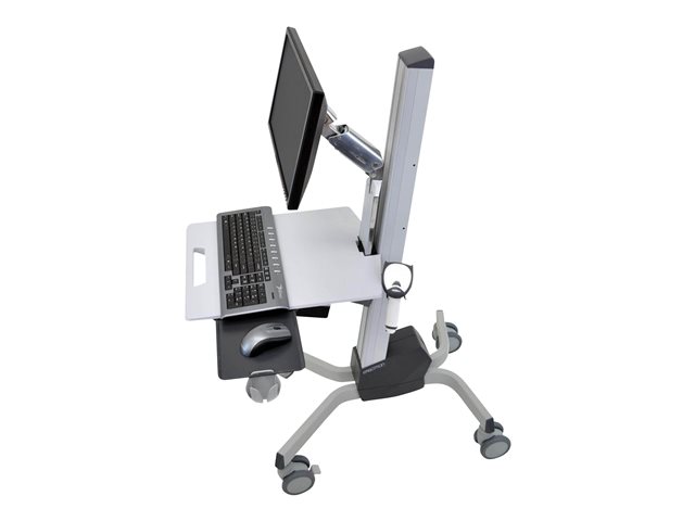 Ergotron Neo-Flex - Cart - Constant Force lift - for LCD display / PC equipment - aluminium, high-grade plastic, zinc-plated steel - two-tone grey - screen size: up to 27\"