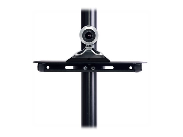 B-TECH BT7033 - Mounting component (shelf) - for camera - black - mounting interface: 100 x 100 mm - pole mount