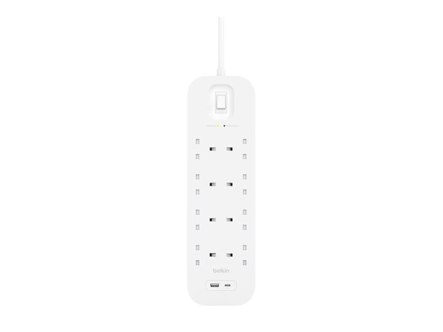 Surge Protection with USB C 8 Outlet