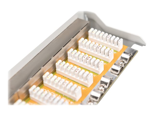 CAT 6 CLASS E PATCH PANEL SHIELDED 12