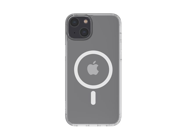Belkin SheerForce - Back cover for mobile phone - MagSafe compatibility - clear - thin, lightweight - for Apple iPhone 14 Plus