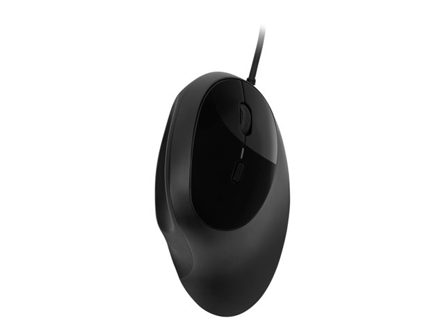 Kensington Pro Fit Ergo - Mouse - ergonomic - 5 buttons - wired - USB - black - retail