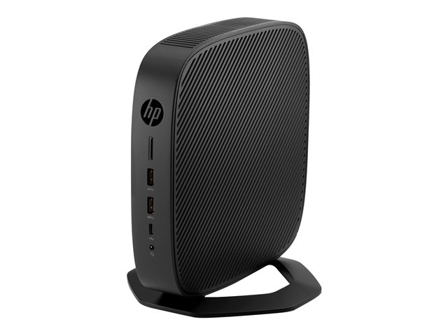HP t640 - Thin client - SFF - 1 x Ryzen Embedded R1505G / 2.4 GHz - RAM 4 GB - flash 16 GB - Radeon Vega 3 - GigE - HP ThinPro - monitor: none