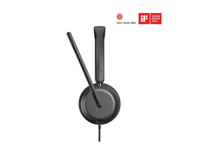EPOS IMPACT 860 ANC - Headset - op oor - met bekabeling - actieve geluidsdemping - USB-C - Google Meet-gecertificeerd