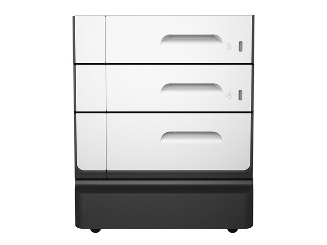 HP Paper Tray and Stand - Media tray - 1000 sheets in 2 tray(s) - for PageWide MFP 377, PageWide Managed MFP P57750, P55250, PageWide Pro 452, 477, 552, 577