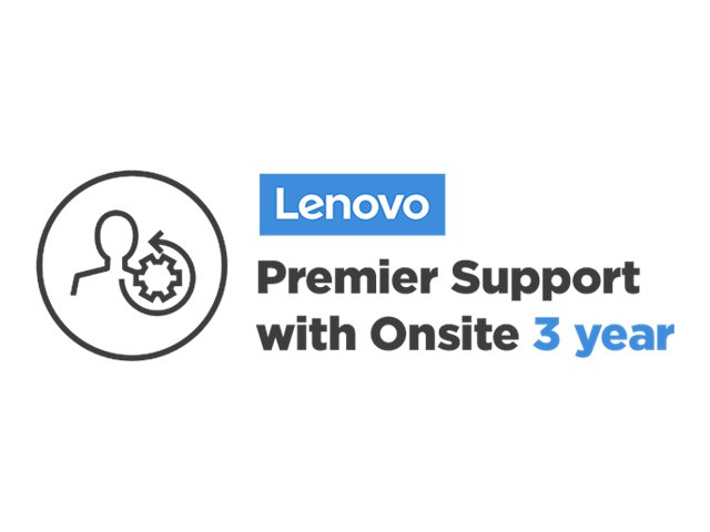 Lenovo Premier Support with Onsite NBD - Extended service agreement - parts and labour (for system with 3 years depot or carry-in warranty) - 3 years (from original purchase date of the equipment) - on-site - response time: NBD - for (3-year pick-up and return): Thinkpad 13 (2nd Gen), ThinkPad A275, A285, A475, A485, L13, L13 Yoga, L14 Gen 1, L15 Gen 1, L380, L380 Yoga, L390, L390 Yoga, L480, L490, L570, L580, L590, T14 Gen 1, T14s Gen 1, T15 Gen 1, T15p Gen 1, T25, T470, T480, T49X, T570, T580, T590, X13 Gen 1, X270, X280, X39X