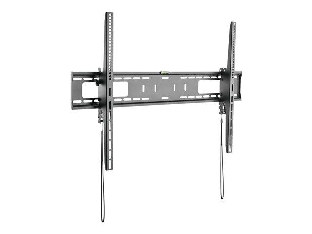 StarTech.com TV Wall Mount supports 60-100 inch VESA Displays (165lb/75kg), Heavy Duty Tilting Universal TV Wall Mount, Adjustable Mounting Bracket for Large Flat Screens, Low Profile - Slim TV Wall Mount (FPWTLTB1) - Bracket - for TV - plastic, steel - black - screen size: 60\"-100\" - wall-mountable