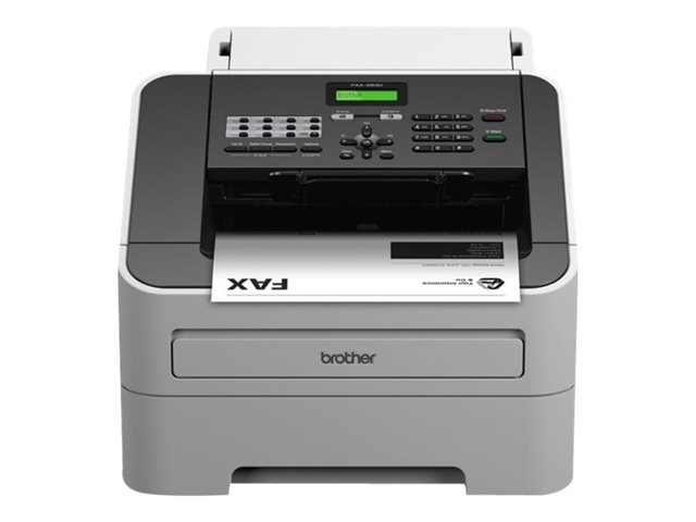 Brother FAX-2840 - Multifunction printer - B/W - laser - 215.9 x 355.6 mm (original) - 216 x 406.4 mm (media) - 250 sheets - 33.6 Kbps - USB 2.0