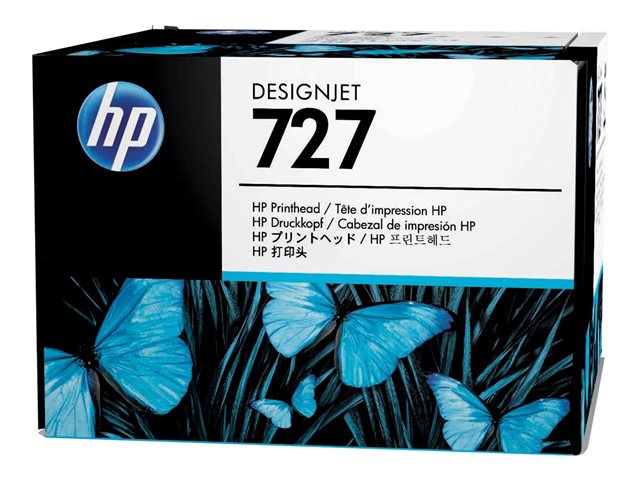 HP 727 - Grey, yellow, cyan, magenta, matte black, photo black - printhead - for DesignJet T1530, T1600, T2500, T2530, T2600, T3500, T920, T930, T940, DesignJet XL 3600