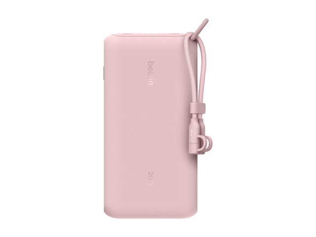 20k PD20W Power Bank with Display, Pink