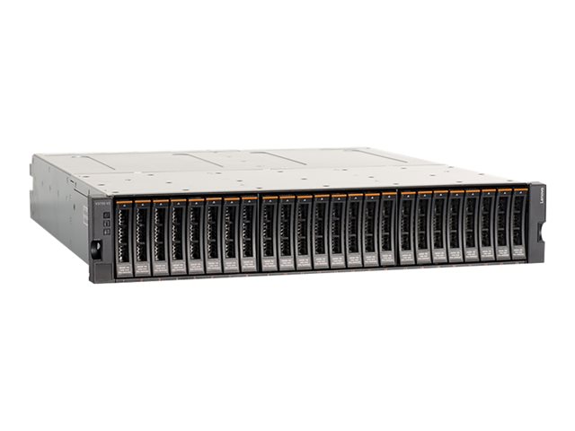Lenovo Storage V3700 V2 SFF Control Enclosure - Hard drive array - 24 bays (SAS-3) - iSCSI (1 GbE), SAS 12Gb/s (external) - rack-mountable - 2U - TopSeller