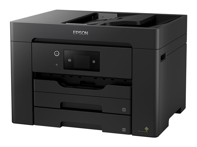 Epson WorkForce WF-7830DTWF - Multifunction printer - colour - ink-jet - A3 (297 x 420 mm) (original) - A3 (media) - up to 25 ppm (printing) - 500 sheets - 33.6 Kbps - USB 2.0, LAN, Wi-Fi(n)