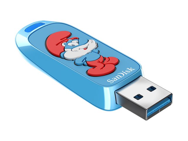 SanDisk Smurfs - Papa Smurf Edition USB flash drive - 128 GB - USB 3.2 Gen 1