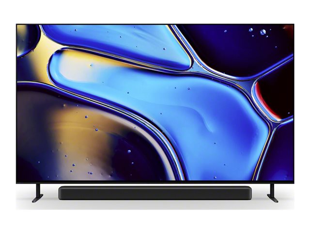 Sony Bravia 8 Professional Displays FWD-65XR80 - 65\" Diagonal Class (64.5\" viewable) OLED TV - digital signage - Smart TV - Google TV - 4K UHD (2160p) 3840 x 2160 - HDR - frame blinking - dark silver, vibration finish