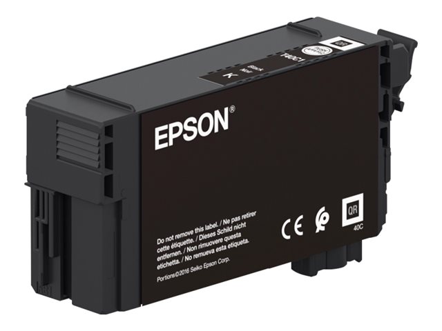 Epson T40C140 - 50 ml - black - original - ink cartridge - for SureColor SC-T2100, SC-T3100, SC-T3100M, SC-T3100N, SC-T5100, SC-T5100M, SC-T5100N