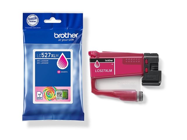 Brother LC527XLM - High Yield - magenta - original - pillow pack - ink cartridge - for Brother MFC-J4350DW, MFC-J4550DW