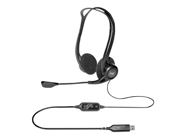 Logitech PC Headset 960 USB - Headset - on-ear - wired