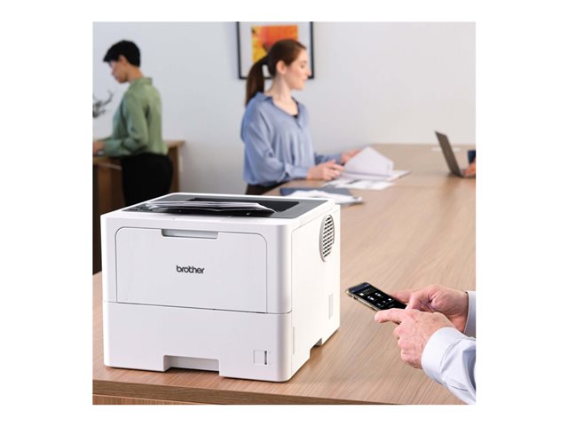 Brother HL-L6210DW - Printer - B/W - Duplex - laser - A4/Legal - 1200 x 1200 dpi - up to 50 ppm - capacity: 620 sheets - USB 2.0, Gigabit LAN, Wi-Fi(n)
