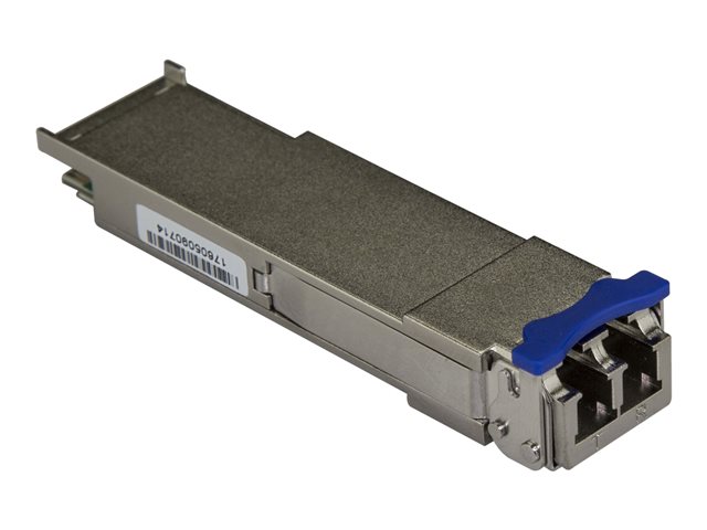 StarTech.com MSA Uncoded Compatible QSFP+ Module, 40GBASE-LR4, 40GbE Single Mode SMF Fiber Optic Transceiver, 40GE Gigabit Ethernet QSFP+, LC Connector 10km, 1270nm to 1330nm, DDM, 40Gbps - Lifetime Warranty (QSFP40LR4ST) - QSFP+ transceiver module - 40 Gigabit LAN - 40GBase-LR4 - LC single-mode - up to 10 km - 1270-1330 nm - for P/N: PEX40GQSFDPI, PEX40GQSFPI
