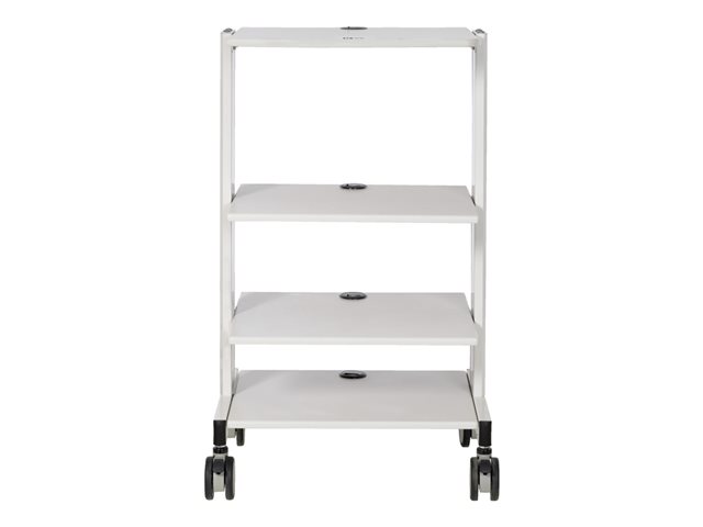 Mobile Workstation with Adjustable Shelv