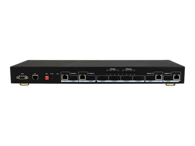 StarTech.com 4x4 HDMI Matrix Switcher / HDMI Extender over Cat5 / Cat6 - Video/audio/infrared extender - over CAT 5/6 - 4 ports - up to 70 m - for P/N: STHDBTRX, SVA12M5NA