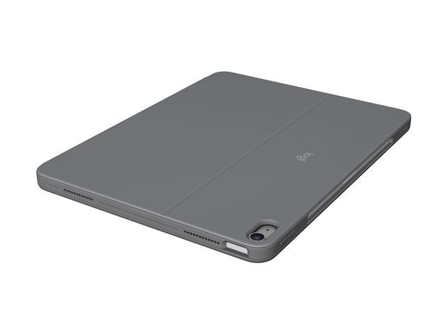 Logitech Combo Touch - Keyboard and folio case - with trackpad - backlit - Apple Smart connector - QWERTZ - Swiss - oxford grey - for Apple 13-inch iPad Air (M2, M3)