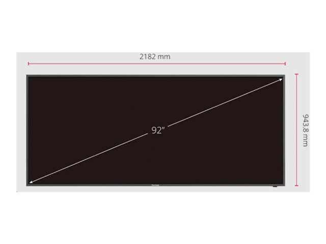 92in Ultra-wide Display with 21:9 5120x2