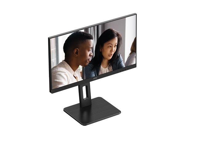 AOC 22E2UMF - LED monitor - 22\" (21.5\" viewable) - 1920 x 1080 Full HD (1080p) @ 75 Hz - VA - 3000:1 - HDMI, VGA, DisplayPort - speakers - black