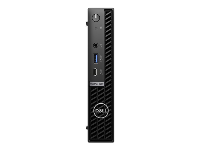 Dell OptiPlex 5000 - Micro - Core i5 12500T / up to 4.4 GHz - vPro - RAM 8 GB - SSD 256 GB - NVMe, Class 35 - UHD Graphics 770 - Gigabit Ethernet, Bluetooth, IEEE 802.11ax (Wi-Fi 6E) - Win 10 Pro (includes Win 11 Pro Licence) - monitor: none - black - BTS - with 3 Years Basic Onsite