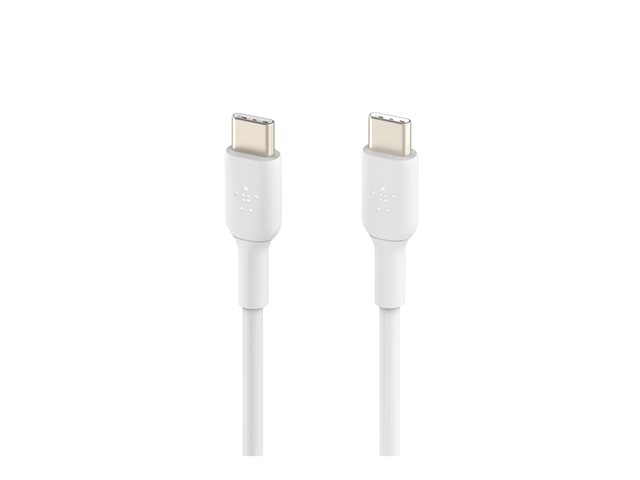 Belkin BoostCharge - USB cable - 24 pin USB-C (M) to 24 pin USB-C (M) - 2 m - white