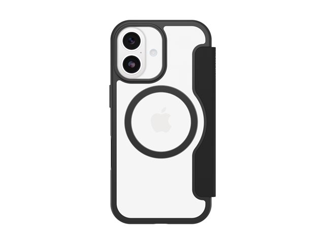 OtterBox React Folio MagSafe Apple iPhone 17 Black Crystal - clear/black