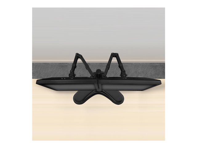 ACT - Stand - voor 2 LCD- / plasma-panelen - plastic, aluminium, staal - zwart - schermgrootte: 13\"-32\" - desktop