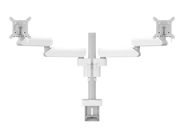 Vogel's MOMO 2237 - Mounting kit (monitor arm) - for 2 LCD displays - white - screen size: 10\"-34\" - desk-mountable