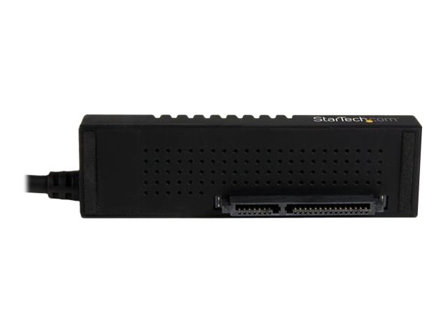 StarTech.com USB to SATA Adapter Cable - 2.5in and 3.5in Drives - USB 3.1 - 10Gbps - External Hard Drive Cable - Hard Drive Adapter Cable (USB312SAT3) - Storage controller - 2.5\", 3.5\" - SATA 6Gb/s - USB 3.1 (Gen 2) - black