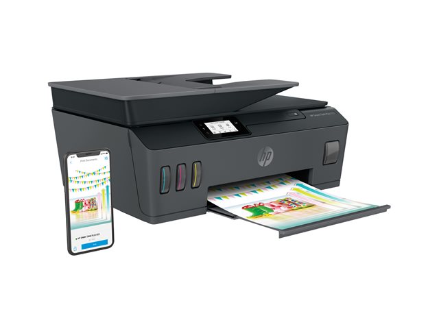 HP Smart Tank Plus 655 Wireless All-in-One - Multifunction printer - colour - ink-jet - refillable - Legal (216 x 356 mm) (original) - A4/Legal (media) - up to 10 ppm (copying) - up to 11 ppm (printing) - 100 sheets - 33.6 Kbps - USB 2.0, Wi-Fi(n), B