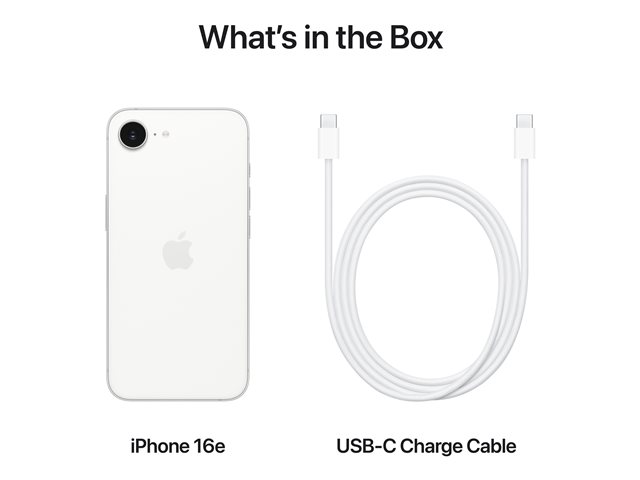 iPhone 16e 128GB White