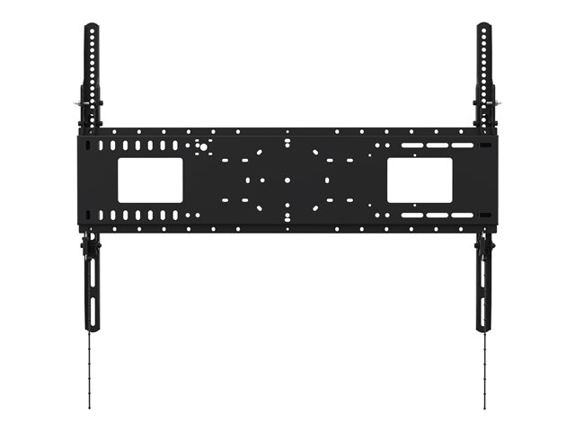 VISION Heavy Duty Tilting Display Wall Mount - LIFETIME WARRANTY - fits display 47-90\" with VESA sizes up to 800 x 600 - 12 degree tilting - suits interactive flat panels or LED TVs - arms latch securely - cold-rolled steel - media player fixing - SWL 130kg/287lb - black