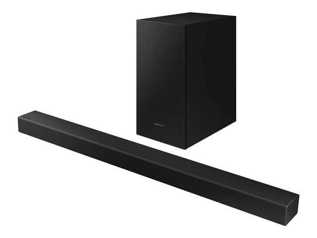 Samsung HW-T420 - Sound bar system - for TV - 2.1-channel - wireless - Bluetooth - App-controlled - 150 Watt (Total) - black